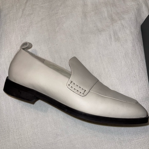 Tony Bianco Cream Loafers - Picture 3 of 4